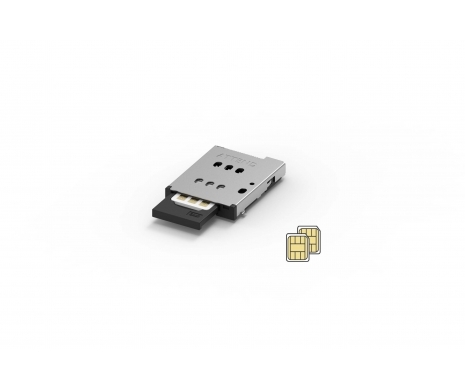 双 Nano SIM 卡插槽，托盘推入式  115U-B100
