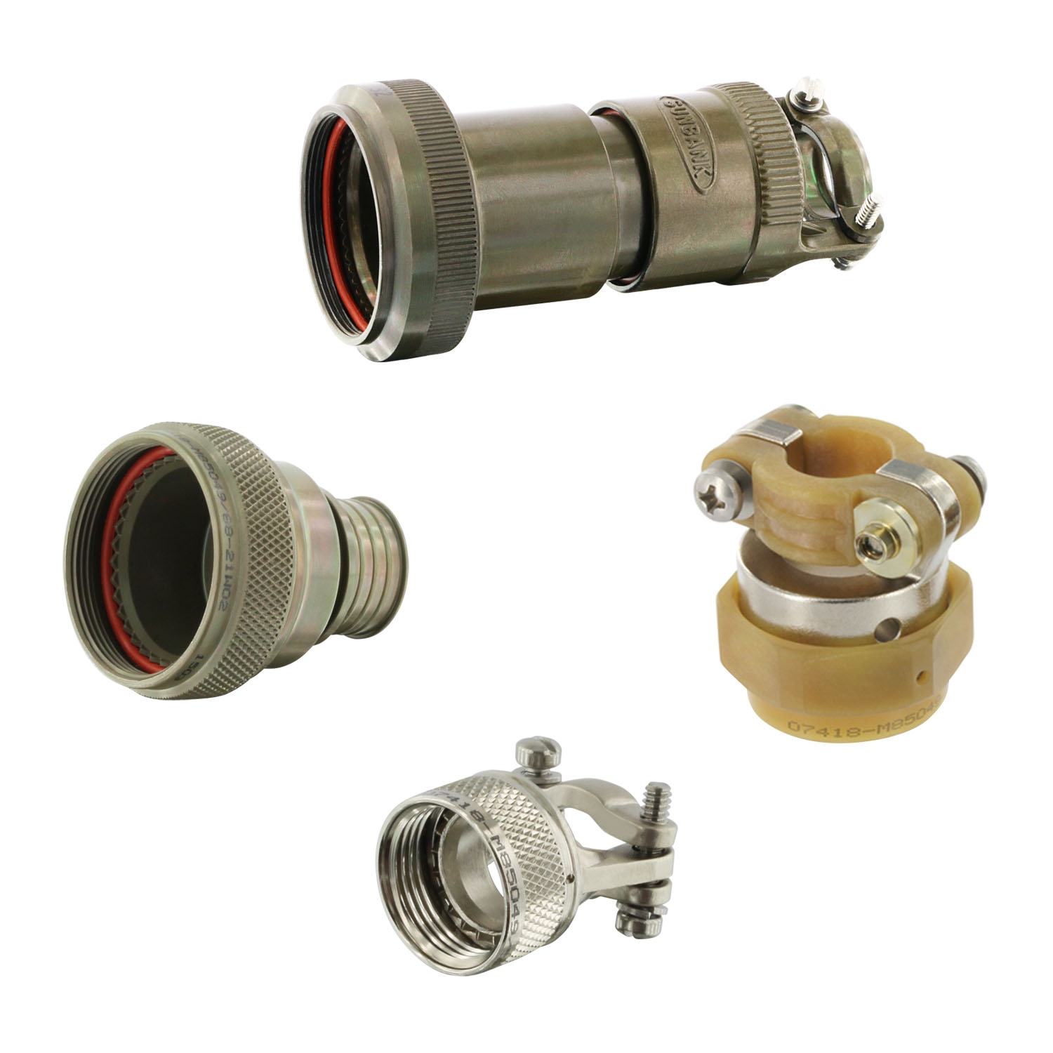 军用航空连接器和电缆组件-AS85049系列MIL-Spec M85049后壳