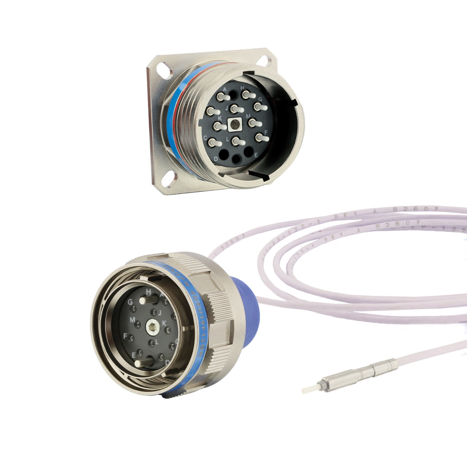 军用航空连接器和电缆组件-8D ARINC 801系列