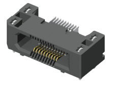 ERF5-RA耐用型高速板对板连接器