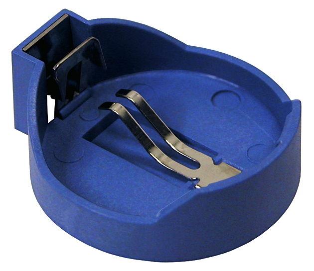 CR2032 纽扣电池座-BS-7-BLUE