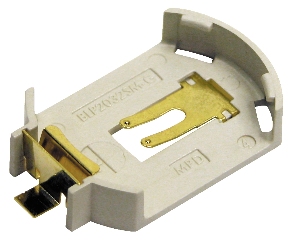 CR2032 纽扣电池座-BLP2032SM-GTR