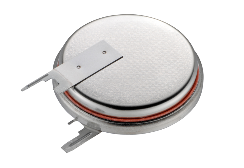 CR2450N-MFR VF3*    带焊片的锂电池 垂直安装用 2个标签 FV 规格 