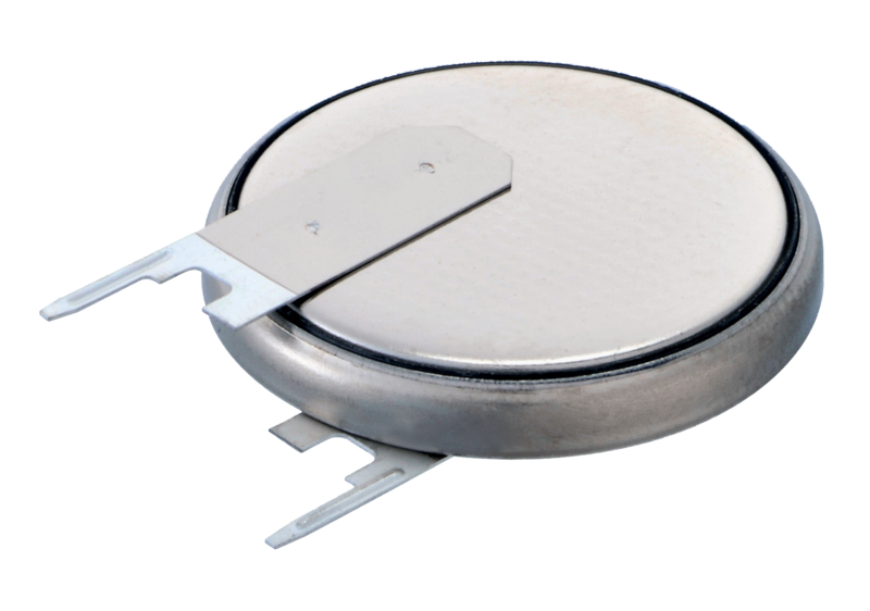 CR2032 MFR VF  带焊片的锂电池 垂直安装 用 2个标签 FV 规格   