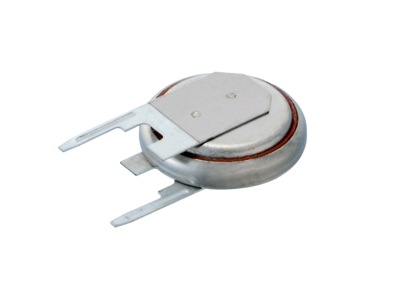 CR1025FV-LF  带焊片的锂电池   垂直安装 用 2个标签 FV 规格 