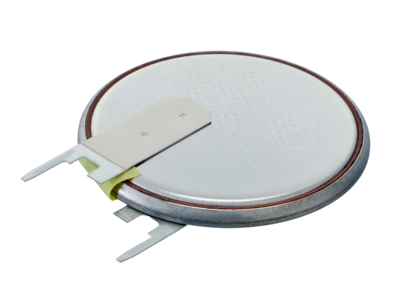 CR2320FV-LF 带焊片的锂电池 垂直安装 用 2个标签 FV 规格