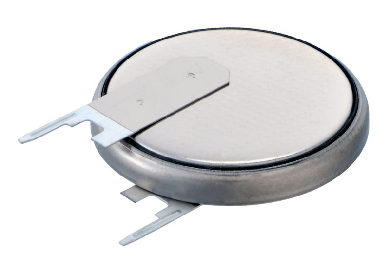 CR2032 MFR FV  带焊片的锂电池 垂直安装 用 2个标签 FV 规格   