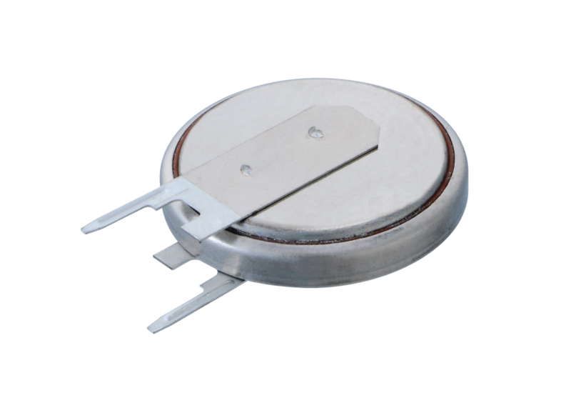 CR1632FV-LF  带焊片的锂电池 垂直安装 用 2个标签 FV 规格   