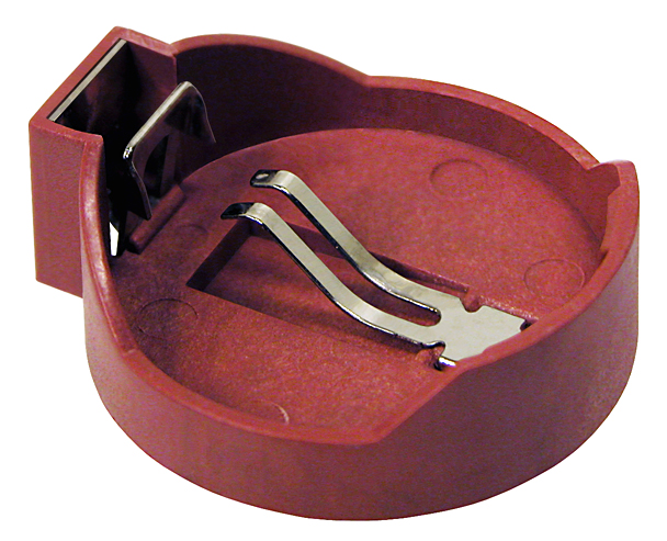 CR2032 纽扣电池座-BS-7-RED