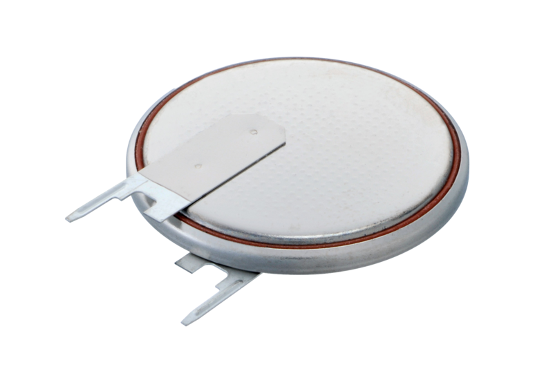 CR2325FV-LF  带焊片的锂电池 垂直安装 用2个标签 FV 规格 