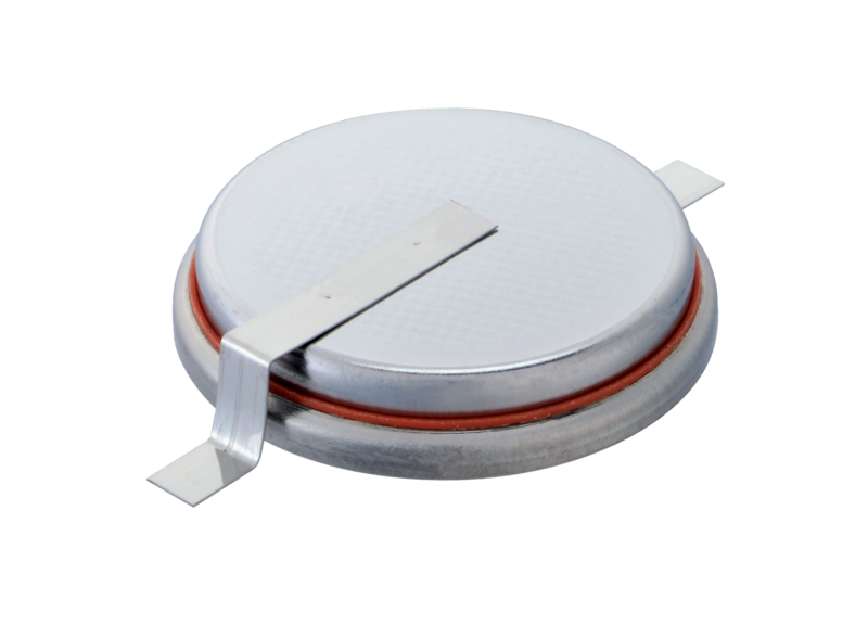 CR2450NSM   带有两个标签页的水平SMD组件  SM 版本