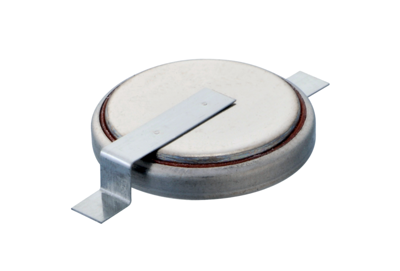 CR1632SM  带有两个标签页的水平SMD组件  SM 版本