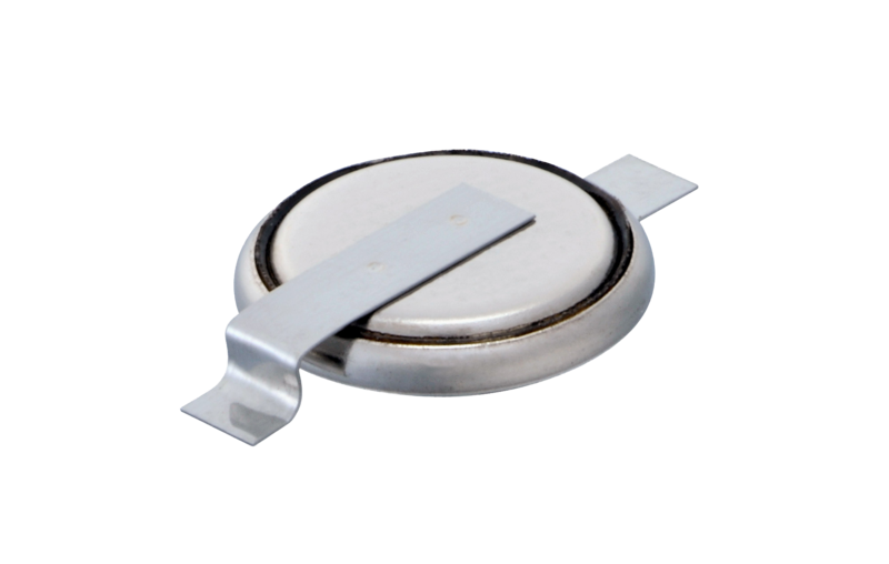 CR1220 MFR SM    带有两个标签页的水平SMD组件  SM 版本