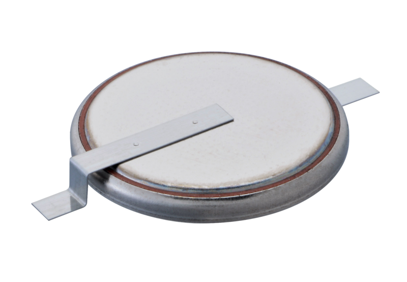 CR2430SM    带有两个标签页的水平SMD组件  SM 版本