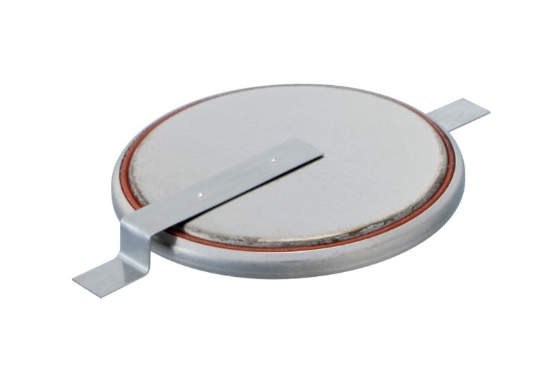 CR2325SM 带有两个标签页的水平SMD组件  SM 版本