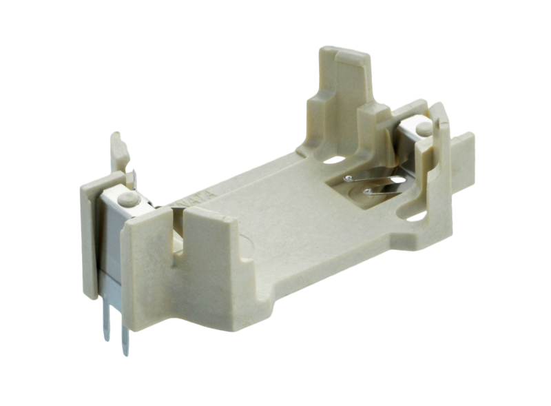 HU2477N-LF  通孔组装水平电池座