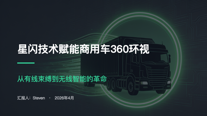 星闪（NearLink）技术重塑商用车360°环视格局——BONCHIP作为中科晶上授权代理，提供全系列星闪产品